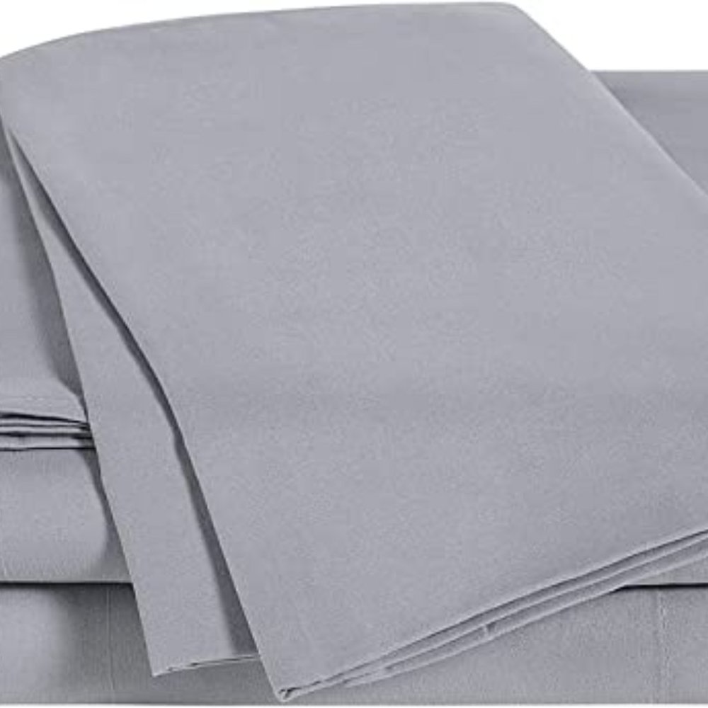 *SALE* Well Being 300-Thread-Count Oxywash 4-Piece Sheet Set, King 5858 - Picture 3 of 3